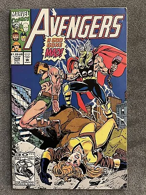 Buy Avengers #349  A God Gone Mad!! Marvel Comics 1992 Vf • 13.51£
