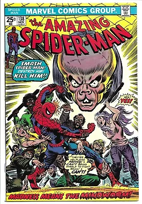 Buy Amazing Spider-man #138 Nm 9.4 Undistributed Copy! Mindworm! Bronze Age Marvel! • 119.87£