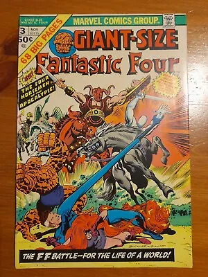 Buy Giant-Size Fantastic Four #3 Nov 1974 1st App Four Horseman Of The Apocalypse • 9.99£