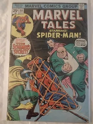 Buy Marvel Tales #66 VG/FN 1976 Amazing Spider-Man The Kingpin The Schemer • 7.20£