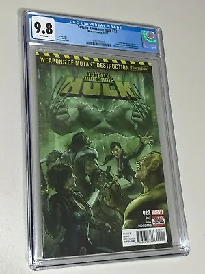 Buy TOTALLY AWESOME HULK #22 1st PRINT CGC 9.8 Marvel Comics 2017, 1st Weapon H • 135.86£