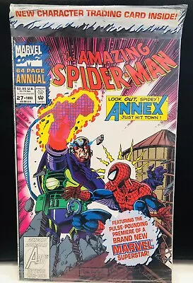 Buy AMAZING SPIDER-MAN ANNUAL #27 Comic , Marvel Comics 1st App Annex Bagged W/ Card • 5.37£