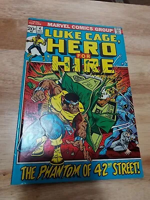 Buy Luke Cage, Hero For Hire #4 (1972) 8.0 VF -1st Phil Fox The Bugle! • 26.01£