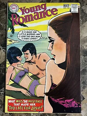 Buy Young Romance #153 DC 1968 Vintage Silver Age Romance Comic Book Nice! • 32.02£