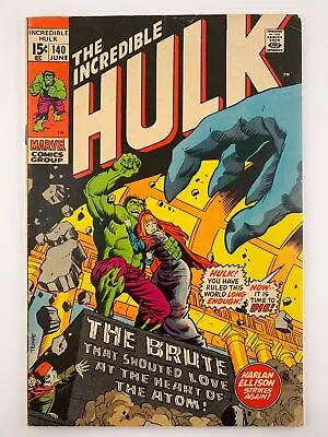 Buy Incredible Hulk #140 - Very Good/Fine 5.0 Centerfold Detached At Top Staple A • 17.69£