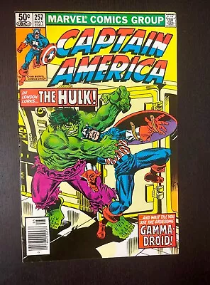 Buy CAPTAIN AMERICA #257 (Marvel Comics 1981) -- Bronze Age Superheroes -- VF • 5.37£