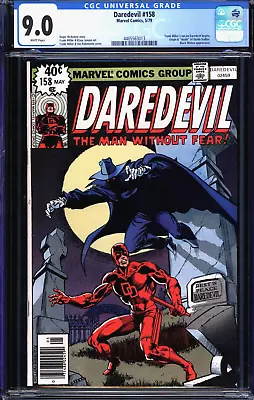 Buy Daredevil #158 Cgc 9.0 White, Frank Miller Begins! Cgc#4405563013 • 138.36£