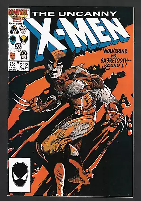 Buy Uncanny X-Men #212 1987 Marvel Direct Wolverine V Sabretooth Claremont VF- (7.5) • 11.82£