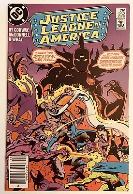 Buy Justice League Of America #252 (1986) Despero APP; Newsstand Edition; VF • 8£
