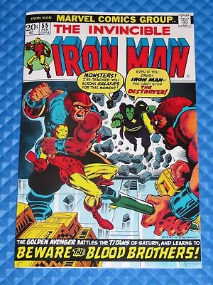 Buy Iron Man #55 Facsimile Cover Marvel Reprint Interior 1st Thanos • 28.45£