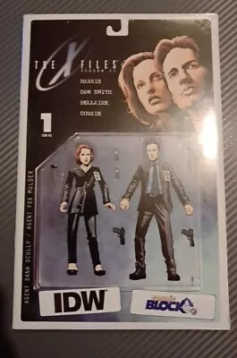 Buy X Files Season 11 #1 Comic Block Action Figure Variant IDW 2014 Sealed & Mint! • 30£