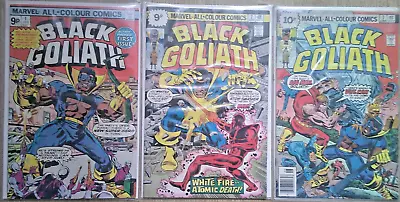 Buy Black Goliath No. 1 , 2 & 3 From 1976 . 1st In Own Title ! Three Comics ! Nice ! • 2.50£