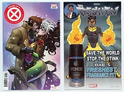 Buy House Of X #1 (NM 9.4) Variant 1:50 Gambit & Rogue Madureira Cover 2019 Marvel • 112.65£