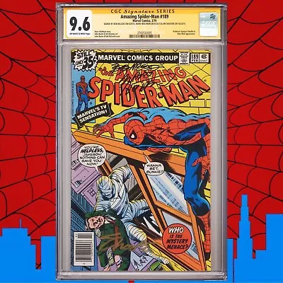 Buy CGC 9.6 SS Amazing Spider-Man #189 Signed By McLeod, Wolfman & Shooter 1979 • 395.15£