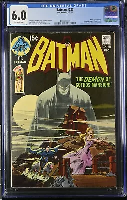 Buy Batman #227 CGC 6.0  OW Pages Classic Neal Adams Cover DC #31 Homage • 533.66£