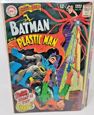 Buy Brave And The Bold #76 Plastic Man 1st Appearance Neal Adams Cover *1968* 6.0 • 15.18£