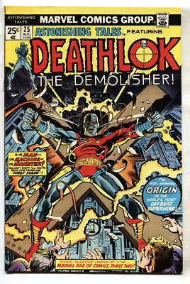 Buy Astonishing Tales #25--1975--1st Appearance Deathlok--comic Book • 87.39£