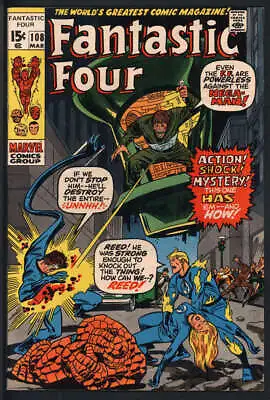Buy Fantastic Four #108 7.5 // Marvel Comics 1971 • 34.43£