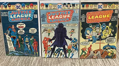 Buy JUSTICE LEAGUE OF AMERICA #122,123,124 1ST APP EARTH PRIME 1975 🔥 Bronze VG+ • 19.79£