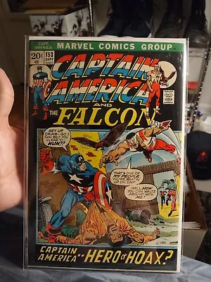 Buy CAPTAIN AMERICA And THE FALCON #153 1st  Nomad VF VF+ • 27.66£