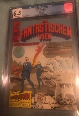Buy Fantastic Four 13 First Watcher First Red Ghost CGC 6.5 German Ed. Iconic Cover • 122.54£