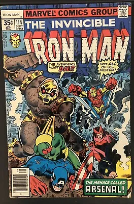 Buy The Invincible Iron Man #114 (Sep 1978, Marvel) • 4.79£