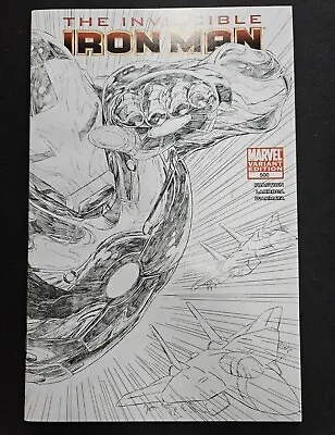 Buy Invincible Iron Man #500 1:150 Joe Quesada Sketch Variant Cover 2011 Marvel NM • 24.10£