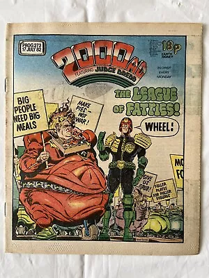 Buy 2000AD PROG 273 17/7/82 GC. Some Colour Bleed On Covers. Alan Moore Script • 0.99£