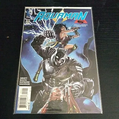 Buy AQUAMAN #50 BATMAN V SUPERMAN VARIANT COVER BVS DC Comics 2016 1st Print VF/NM • 11.98£