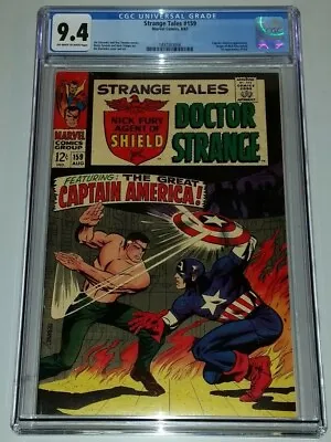 Buy Strange Tales #159 Cgc (9.4) Marvel August 1967 1st Val Nick Fury Origin (sa) • 2,699.99£