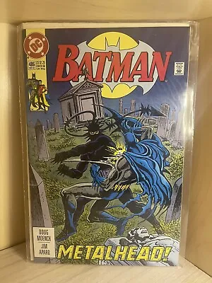 Buy Batman Issue #486 DC Comics 1992 METALHEAD • 3.63£