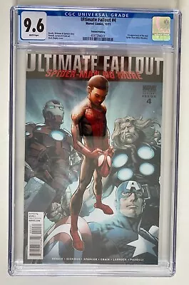 Buy Ultimate Fallout #4 2nd Print CGC 9.6 NM+ 1st App Miles Morales • 230£