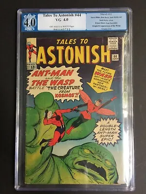 Buy Tales To Astonish #44 1st  Appearance Of The Wasp! MCU Movie Key Issue! PGX 4.0 • 680£