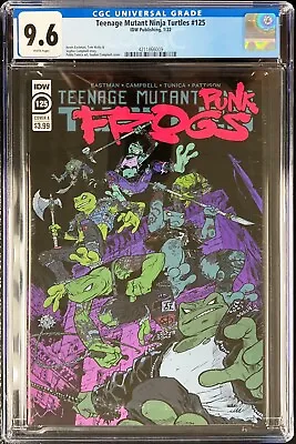 Buy Teenage Mutant Ninja Turtles 125 CGC 9.6 🔑1st App PUNK FROGS MCU🔥2022 CGC • 45.12£