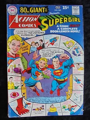 Buy Action Comics #360 1968 Dc Comics Silver Age 80 Page Giant Issue! Supergirl! • 14.97£