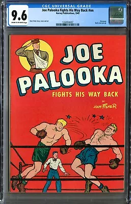 Buy Joe Palooka Fights His Way Back (Harvey 1945) CGC 9.6! Boxing/Veterans Rare!! • 1,198.80£