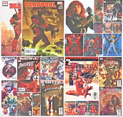 Buy Deadpool #1 Black Widow #1 Campbell Daredevil #111 1st Lady Bullseye Elektra • 104.55£