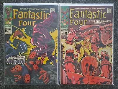 Buy FANTASTIC FOUR Comic, Marvel #76 And #81 2 Comic Lot  SILVER AGE • 12.87£