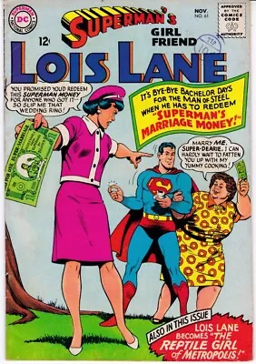 Buy Superman's Girl Friend LOIS LANE #61. DC Comics 1965. • 8£