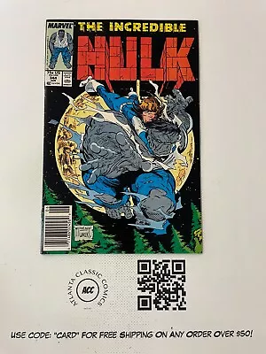 Buy Incredible Hulk # 344 NM- Marvel Comic Book Todd McFarlane Cover Art Grey 9 LP7 • 38.37£