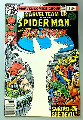 Buy Marvel Team-Up #79 ~ MARVEL 1979 ~ Spider-Man And Red Sonja FN/VF • 13.66£