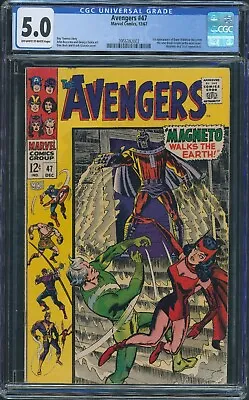 Buy Avengers # 47 12/1967 CGC 5.0 VG/F 1st Dane Whitman (becomes The Black Knight) • 79.44£