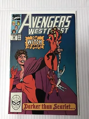 Buy West Coast Avengers # 56 First Dark Scarlet Witch First Print Marvel Comics • 24.95£