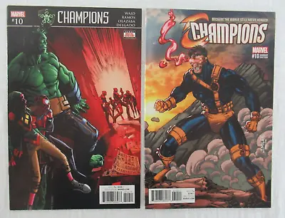 Buy Champions #10 Variant Cover Set Marvel Comics 2017 Jim Lee Cyclops Miles Morales • 11.93£