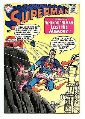 Buy Superman #178 Apparent 8.0 Top Edge Trimmed Ow Pages 1965 • 27.98£