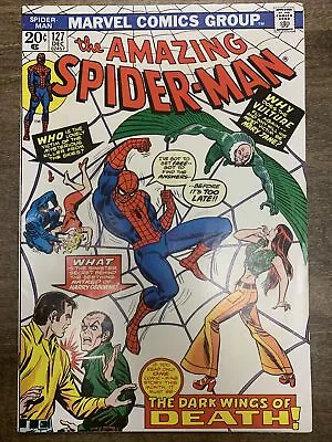 Buy Amazing Spider-Man #127 (Marvel, 1973) 1st 3rd Vulture John Romita Sr. VF- • 48.21£