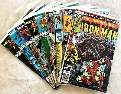 Buy Iron Man #113 #121 #133 #145 #175 #176 #178 #180 #181 Nine Issue Discount Run • 18.49£