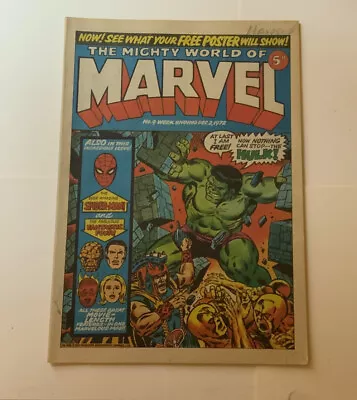 Buy Mighty World Of Marvel #9 | Dec 2nd 1972 | Hulk | Spider-Man | Fantastic Four • 10£