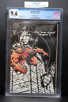 Buy Daredevil #321 CGC 9.6 =Fall From Grace= Chapter 2 Glow-in-the-Dark Edition 1993 • 52.28£