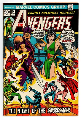 Buy Avengers #114 - Scarlet Witch - Captain America - Iron Man - 1973 - (-VF) • 15.88£